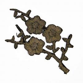 1504/6 Патч термоклеевой вышитый с люрексом_1