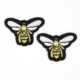 1700/45 Патч термоклеевой вышитый ПЧЕЛА_1