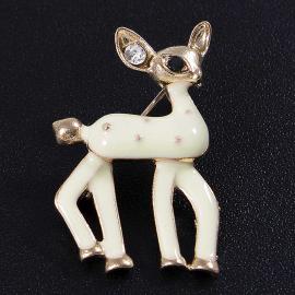 1701/12 Брошь декоративная "ОЛЕНЕНОК"_1