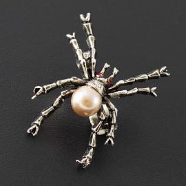 1701/17 Брошь декоративная "ПАУЧОК"_1
