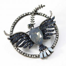 1701/3 Брошь декоративная "ГОЛУБЬ"_1