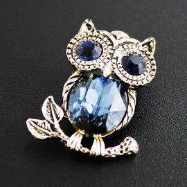 1701/5 Брошь декоративная "СОВА"_1
