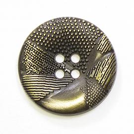 6008 Пуговица пальтовая костюмная металлическая_1